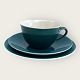 Royal 
Copenhagen, 
Aluminia, Green 
tea cup trio 
set, Plate 17 
cm in diameter, 
Cup 9.5 cm in 
...