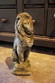 Old French sandstone lion with a super fine patina...