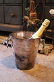 Old French 
champagne 
cooler in 
silver-plated 
meta...