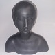Bust of a woman 
in black 
ceramic from L. 
Hjorth, 
Bornholm. 
Appears in good 
condition with 
no ...