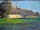 Larsen-Særsløv, 
Frederik (1870 
- 1942) 
Denmark. A farm 
in the sunset. 
Oil on canvas. 
Signed 5 ...
