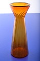 Amber colored 
hyacinth vase, 
Height 21 cm.  
made by many 
Danish  
glassworks, 
circa 
1890-1960. ...