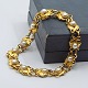 Georg Jensen; Bracelet of 18k gold set with pearls, No 249