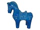 Bitossi art 
pottery from 
Italy, blue 
horse figurine.
Designed by 
Aldo Londi and 
is from the ...