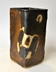 Jørgensen, 
Trille (1944 - 
) Denmark: Vase 
in stoneware. 
Decorated with 
brown and black 
glazes. ...