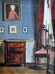 Sigumfeldt, 
Herman Carl 
(1833 - 1912) 
Denmark: 
Interior. Oil 
on canvas. 
Signed. 43 x 33 
...