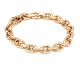 14kt gold anchor bracelet by Bræmer-Jensen, Denmark. L: 19,5cm. W: 51gr