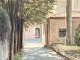 Martin 
Vermehren, Oil 
painting on 
canvas, 
Southern motif, 
Inscribed on 
the back: The 
back of S. ...