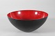 Herbert 
Krenchel
Large krenit 
salad bowl
with dark red 
and black 
enamel
Height 10.8 
...