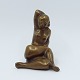Jens Jacob 
Bregnø bronze 
figurine of a 
woman.
H. 8 cm. L. 
6,5 cm.
Signed with 
signature and 
...