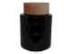 Holmegaard 
Palet, black 
lidded jar with 
no text.
Designet by 
Michael Bang in 
1970.
Height ...