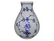 Royal 
Copenhagen Blue 
Fluted Plain, 
vase in thick 
porcelain with 
later painted 
logo on the ...