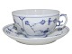 Royal 
Copenhagen Blue 
Fluted, tea cup 
with matching 
saucer.
Decoration 
number ...