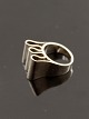 Sterling silver 
modern ring 
size 52 item 
no. 583080