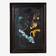 Jens Birkemose
Painting in 
black wooden 
frame. From the 
...