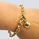 Ole Lynggaard 
gold jewellery.
Bracelet of 
14k gold, from 
Ole Lynggaard, 
with a heart 
charm. ...