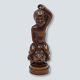 Svend Lindhart; Bronze figurine, a child on fish