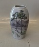 B&G 620-5251 
Vase with trees 
along the road 
18 cm Bing and 
Grondahl Marked 
with the three 
Royal ...