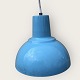 Turquoise blue 
lamp with 
traces of use, 
diameter 22cm.