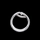 Georg Jensen. 18k White Gold Centenary Ring with 0.46ct ...