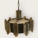 Ceiling lamp in 
brass and hard 
plastic from 
the 1980s, 
slight traces 
of use on the 
brass. ...