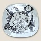 Bjørn Wiinblad, 
Nymølle, 
Imerco, New 
Year's plate, 
1986 - 1087, 
New Year's 
party 19/19cm 
*Nice ...