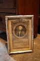 Antique early 
19th century 
engraving in 
silvered wooden 
frame by 
General Elliot. 
Measures: ...