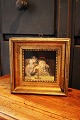 Decorative 
hand-painted 
19th century 
pastel drawing 
in a fine old 
gold-plated 
wooden frame 
with ...