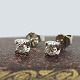 A pair of 
diamond ear 
rings.
2 x 0,18 ct. 
Colour: 
Wesselton. 
Clarity: VS.
4 x 4 mm. ...