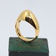 Knud V. Andersen; A design ring in 14k gold