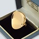 Bent Knudsen; Brooch of 14k gold #22