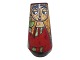 Michael 
Andersen art 
pottery, vase 
med røde 
farver.
Decoration 
number 5751.
Højde 19,2 ...
