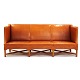 Kaare Klint 
three seater 
sofa with 
patinated 
natural ...