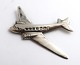 Sterling silver 
brooch in the 
form of an 
airplane (925). 
Length 6.5 cm.