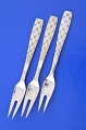 Star silverplate cutlery three cold cut forks