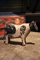 Old cow in carved wood in original paint with a really nice patina...