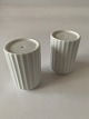 Nice little 
salt and pepper 
set in 2 parts 
from Lyngby. 
The beautiful 
white fluted 
design makes 
...
