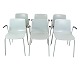 This set of six 
Pato chairs, 
designed by Hee 
Welling & 
Gudmundur 
Ludvik and 
manufactured by 
...