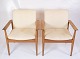 This set of two 
armchairs, 
model Diplomat, 
designed by 
Finn Juhl and 
manufactured by 
France & ...