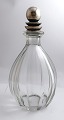 Georg Jensen. 
Baccarat 
crystal carafe 
with silver 
stopper 
Pyramide (925). 
Model 206. 
Height 23 cm