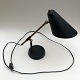 Office lamp in 
black metal and 
brass, fully 
functional but 
somewhat 
patinated on 
both the ...