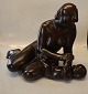 Large bronze 
Statue 32 x 48 
cm Mother and 
baby child ...