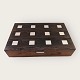 Rosewood box 
with sterling 
silver inlays. 
Manufactured by 
Hans Hansen in 
the 1960s. 
Stamped: 925 
...
