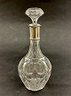 Crystal 
decanter H. 
28.5 cm. with 
silver mounting 
item no. 587195