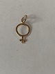 Beautiful and 
discreet 
pendant, 
designed as the 
Female Symbol 
in 14 carat 
gold. Suitable 
for a ...