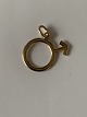 Male sign 
Pendant #14 
karat Gold
Stamped 585
Length with 
eaves. 22.78 mm
Width. 15.07 
...