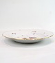 Royal porcelain 
dinner plates 
with patterned 
Saxon flower 
decorated on 
the edge with 
gold. ...