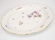 Dish of Royal 
porcelain with 
patterned Saxon 
flower 
decorated on 
the edge with 
gold. ...