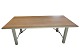 Solid oak 
dining table 
designed by 
Hans Thyge 
Raunkjær made 
by Trip trap 
with chromed 
metal ...