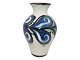 Kähler art 
pottery vase 
with blue, 
black and white 
colors.
The vase was 
produced in the 
early ...